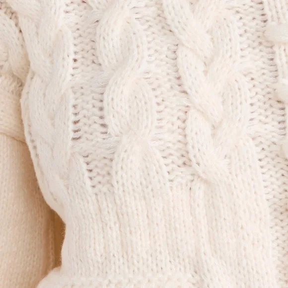 NWT Anthropologie Little Lies Cable Stitch Sweater Size S/M - Picture 11 of 12